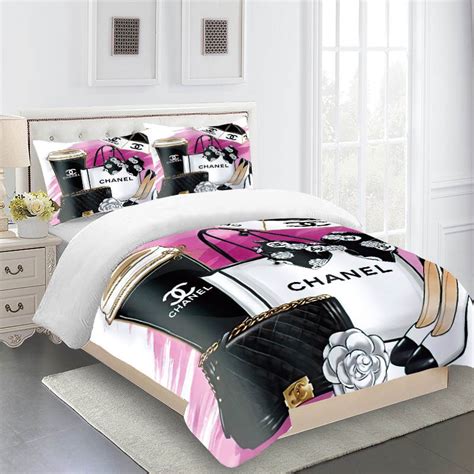 chanel bedding set wholesale|chanel inspired comforter set.